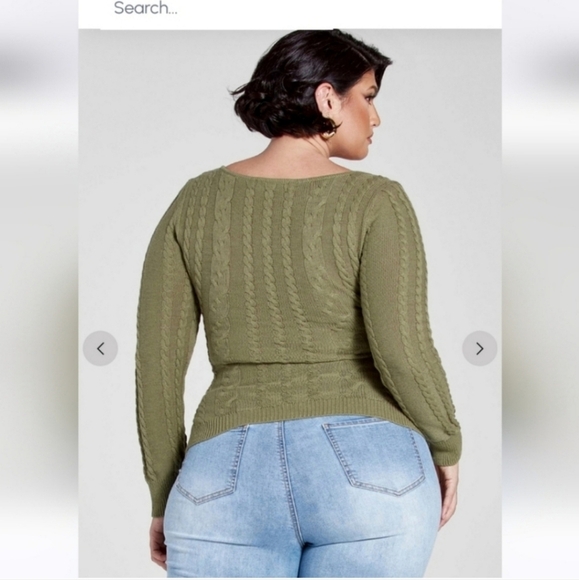 🍂🍁Nwot Fashion to figure size 2 sweater - Picture 2 of 6
